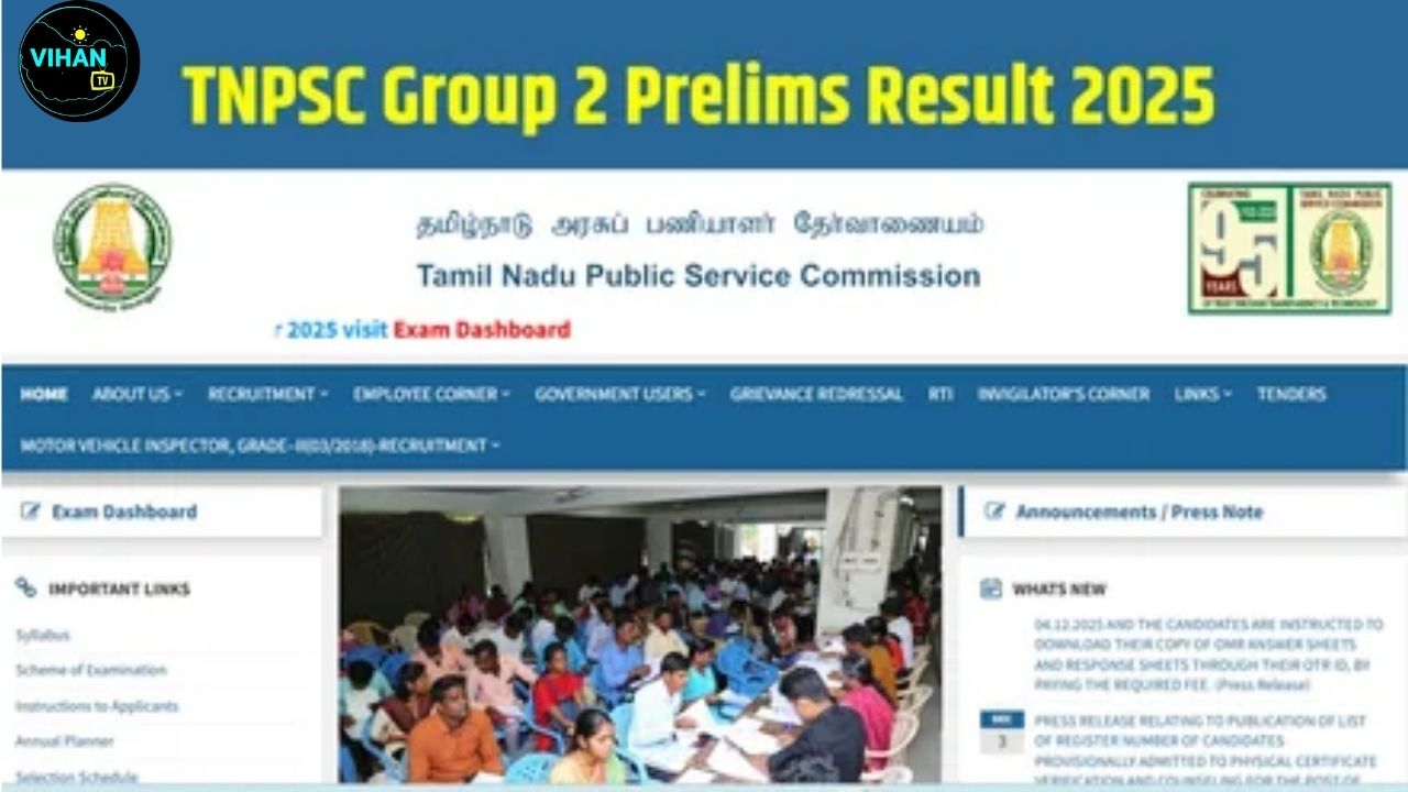 TNPSC Group 2 Prelims Result 2025