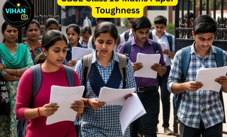 CBSE Class 10 Maths Paper Toughness